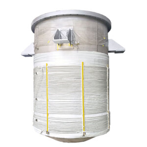 Reactor de calentamiento por inducción electromagnética
