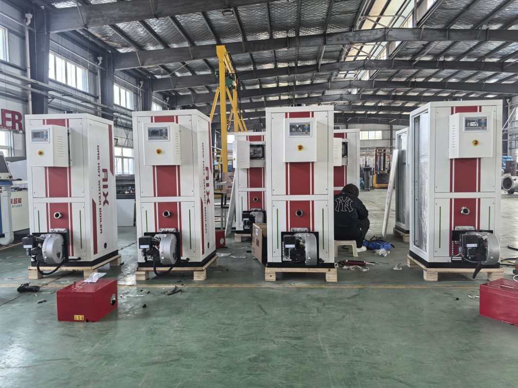 Las 20 calderas de agua caliente modulares de gas para exportar a Colombia han sido completadas